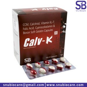 CCM,Calcitrol,Vitamin K2-&,Folic Acid,Methylcobalamin & Boron Manufacturer, Supplier & PCD Franchise | SNU Biocare