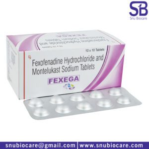 Montelukast Sodium 10mg+Fexofenadine 120mg Manufacturer, Supplier & PCD Franchise | SNU Biocare