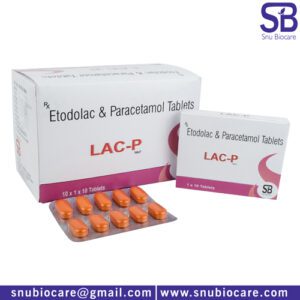 Etodololac 400mg + Paracetamol 325mg Manufacturer, Supplier & PCD Franchise | SNU Biocare
