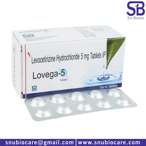 Levocetirizine Dihydrochloride 5mg Manufacturer, Supplier & PCD Franchise | SNU Biocare