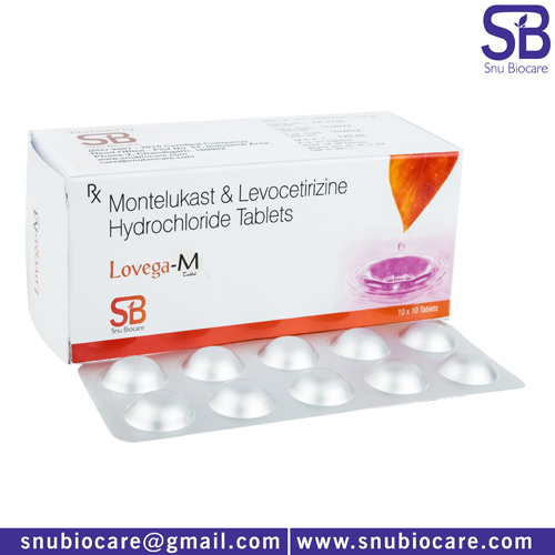 Montelukast Sodium 10mg+Levocetrizine 5mg Manufacturer, Supplier & PCD Franchise | SNU Biocare