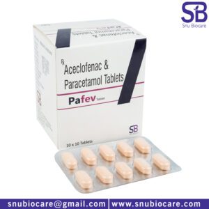 Aceclofenac 100mg+ Paracetamol 325mg Manufacturer, Supplier & PCD Franchise | SNU Biocare