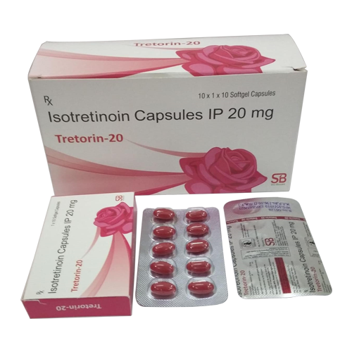 Isotretinoin IP 20 mg. Manufacturer, Supplier & PCD Franchise | Snubiocare
